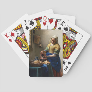 Johannes Vermeer - Milkmaid Casinokort