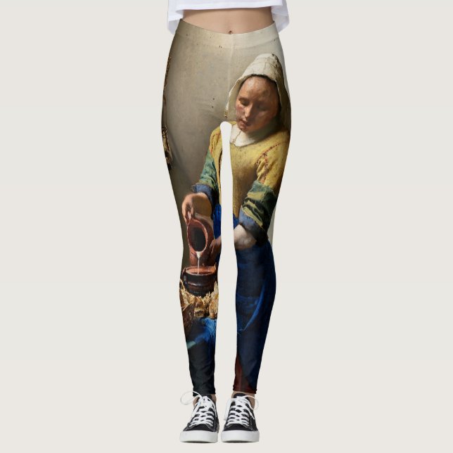 Johannes Vermeer - Milkmaid Leggings (Framsida)