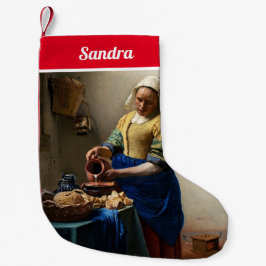 Johannes Vermeer - Milkmaid Liten Julstrumpa