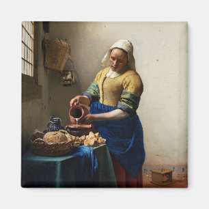 Johannes Vermeer - Milkmaid Magnet
