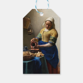 Johannes Vermeer - Milkmaid Presentetikett