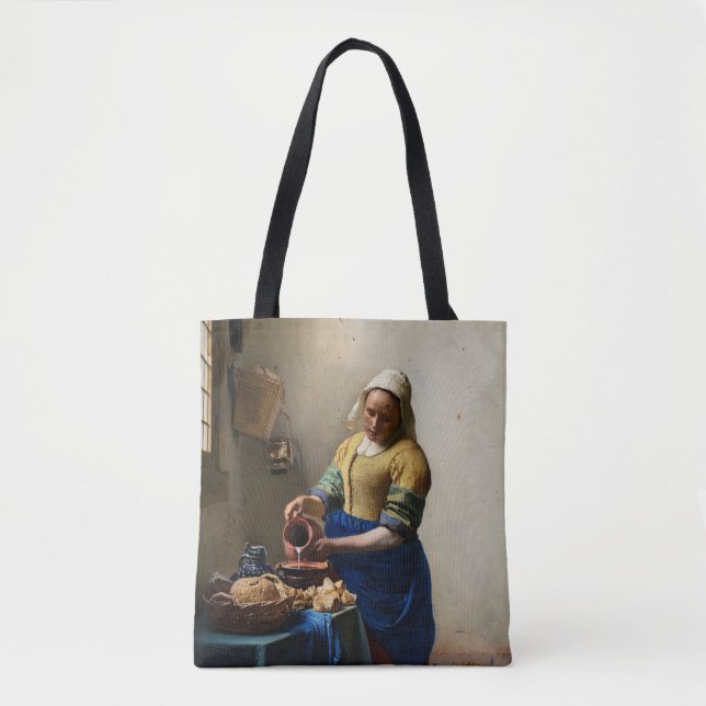 Johannes Vermeer - Milkmaid Tygkasse (Framsida)