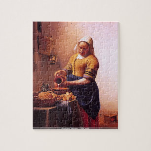 Johannes Vermeer - mjölkmaidpussel Pussel
