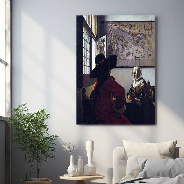 Johannes Vermeer, officer och dödande flicka Poster (Skapare uppladdad)