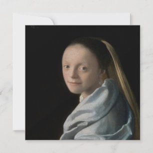 Johannes Vermeer - Studie av en ung kvinna Inbjudningar