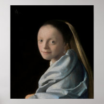 Johannes Vermeer - Studie av en ung kvinna