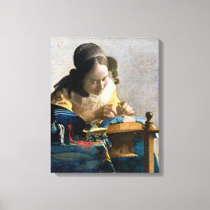 Johannes Vermeer - Syerskan Canvastryck