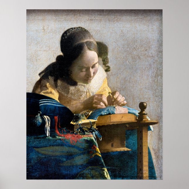 Johannes Vermeer - Syerskan Poster (Framsidan)