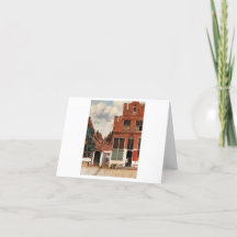 JOHANNES VERMEER TACK FINE ART GREETING CARD