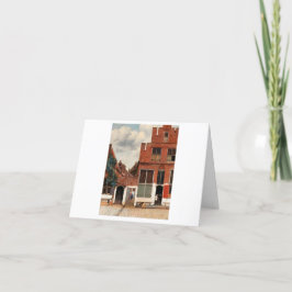 JOHANNES VERMEER TACK FINE ART GREETING CARD KORT