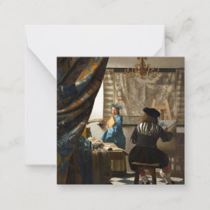 Johannes Vermeer - The Allegory of Painting Anteckningskort