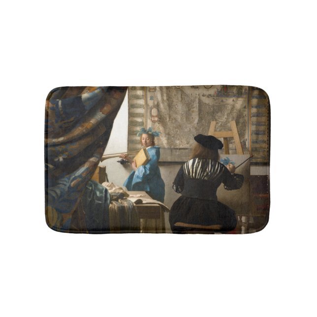 Johannes Vermeer - The Allegory of Painting Badrumsmatta (Framsidan)