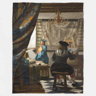 Johannes Vermeer - The Allegory of Painting Fleecefilt