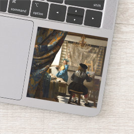 Johannes Vermeer - The Allegory of Painting Klistermärken