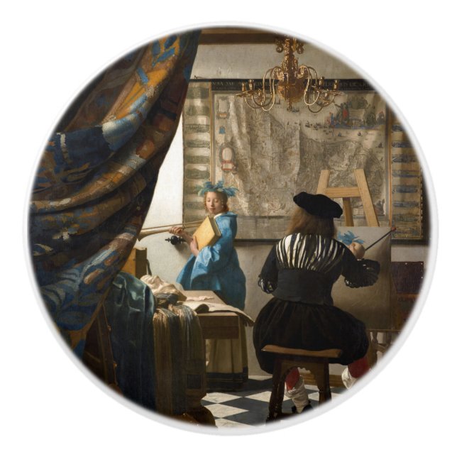 Johannes Vermeer - The Allegory of Painting Knopp (Framsidan)