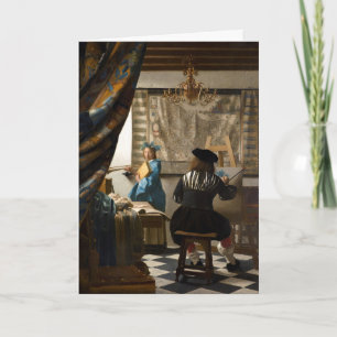 Johannes Vermeer - The Allegory of Painting Kort