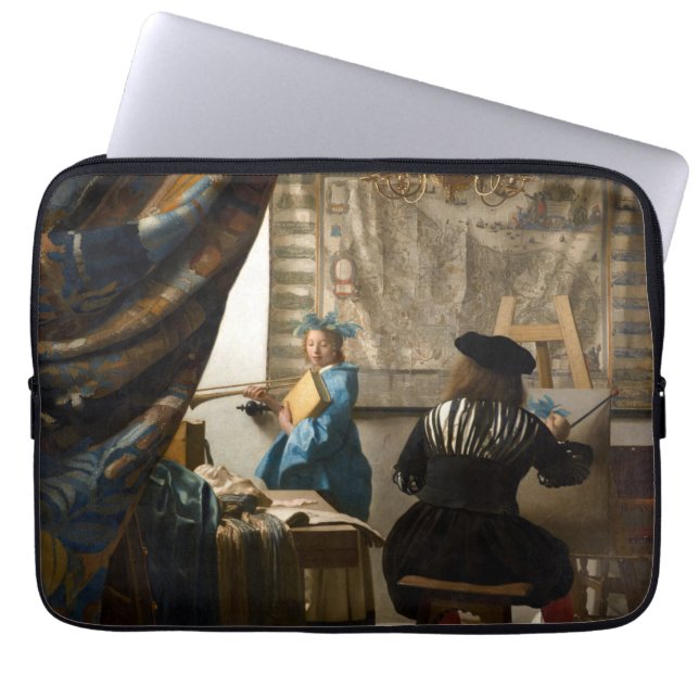 Johannes Vermeer - The Allegory of Painting Laptop Fodral (Framsidan)