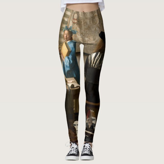 Johannes Vermeer - The Allegory of Painting Leggings (Framsida)