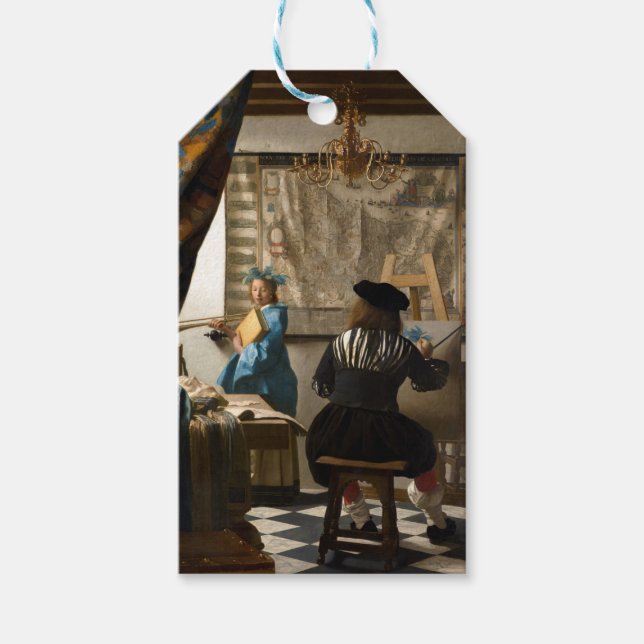 Johannes Vermeer - The Allegory of Painting Presentetikett (Framsidan)