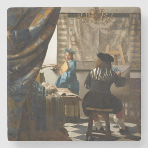 Johannes Vermeer - The Allegory of Painting Stenunderlägg