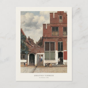 Johannes Vermeer The Little Street Architectural Vykort