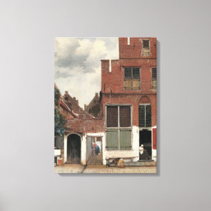 Johannes Vermeer The Little Street Classic Canvastryck