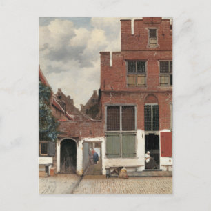 Johannes Vermeer The Little Street Classic Vykort