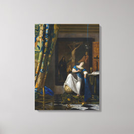 Johannes Vermeer - Tro och allegori Canvastryck