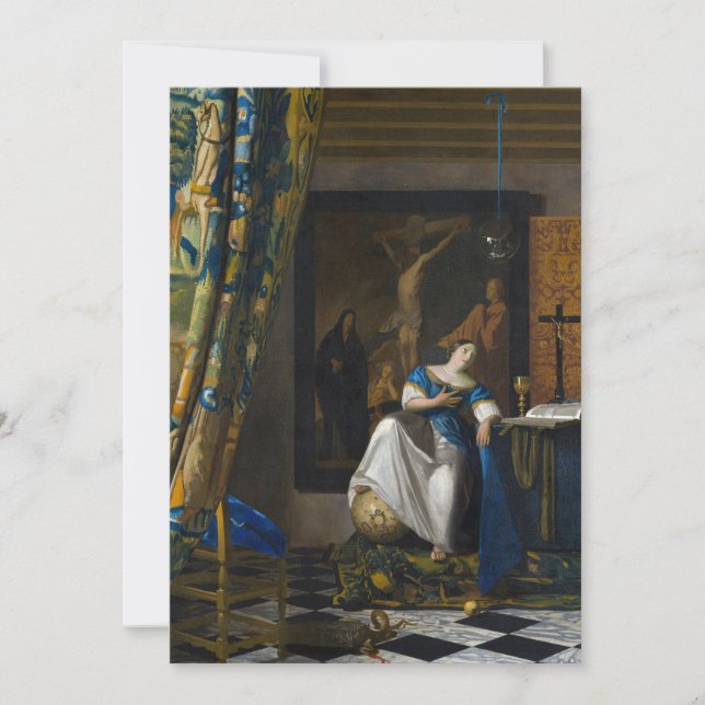 Johannes Vermeer - Troallegori Inbjudningar (Framsida)