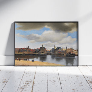 Johannes Vermeer, van Deft, Delft Fototryck
