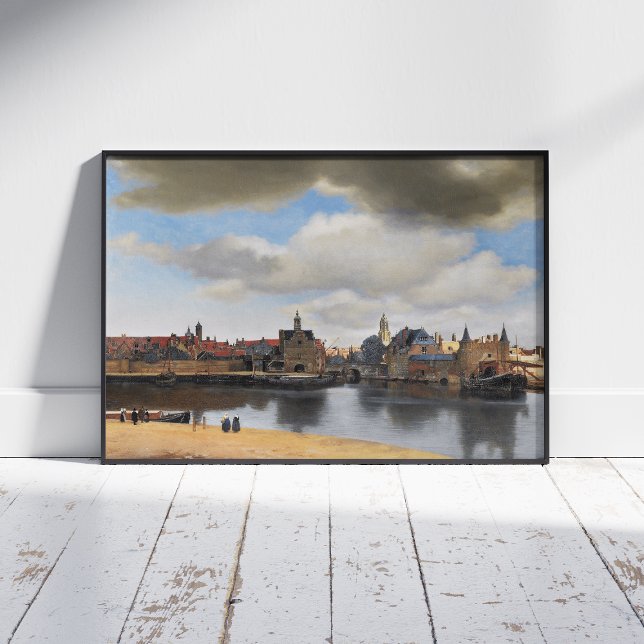 Johannes Vermeer, van Deft, Delft Poster (Skapare uppladdad)