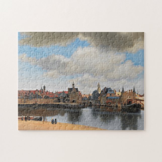 Johannes Vermeer, van Deft, Delft Pussel (Horisontell)