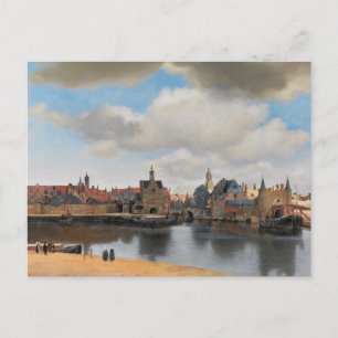 Johannes Vermeer, van Deft, Delft Vykort