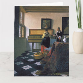 Johannes Vermeer, van Delft, Music Lesson Kort