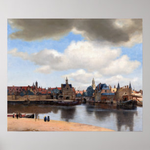 Johannes Vermeer - View of Delft Poster