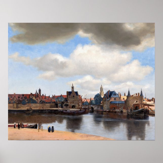Johannes Vermeer - View of Delft Poster (Framsidan)