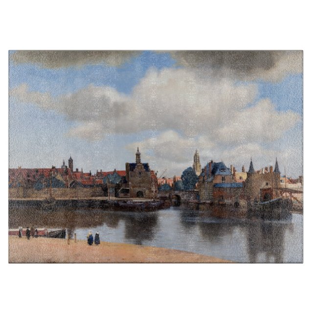 Johannes Vermeer - vy över Delft (Framsidan)