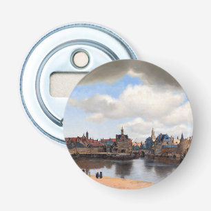 Johannes Vermeer - vy över Delft Flasköppnare