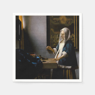 Johannes Vermeer - Woman Holding a Balance Pappersservett