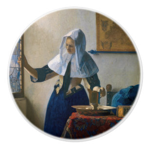 Johannes Vermeer - Woman med en Vatten Pitcher Knopp
