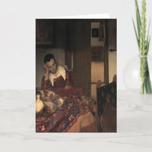 Johannes Vermeer, Young Women Sleeping Kort