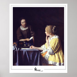 Johannes Vermeer Zedign Art Poster nr 22