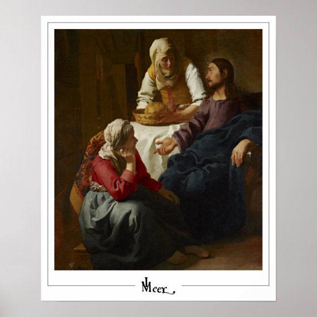 Johannes Vermeer Zedign Art Poster nr 25 (Framsidan)