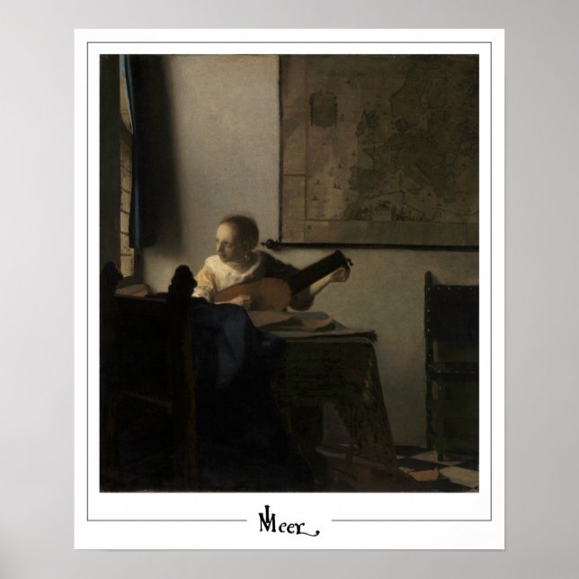 Johannes Vermeer Zedign Art Poster nr 27 (Framsidan)