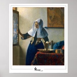 Johannes Vermeer Zedign Art Poster nr 28