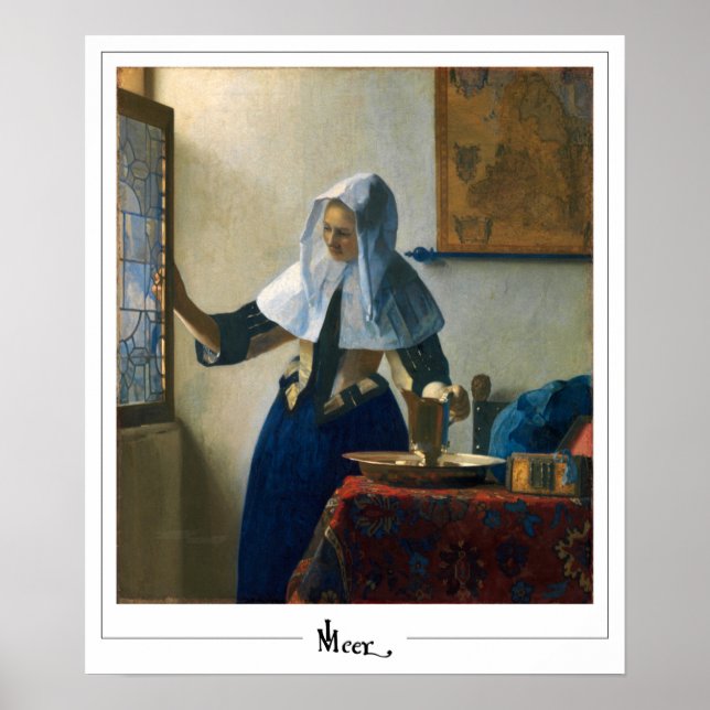 Johannes Vermeer Zedign Art Poster nr 28 (Framsidan)