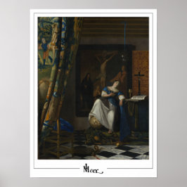 Johannes Vermeer Zedign Art Poster nr 33