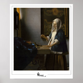 Johannes Vermeer Zedign Art Poster nr 37