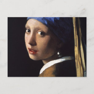 Johannes Vermeers flicka med Pearl Earring Vykort