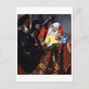 Johannes Vermeers process Vykort